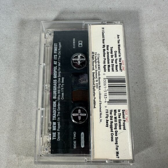 The New Tradition Bluegrass Gospel At Its Finest Cassette 1990 Smoky Mountain - Picture 2 of 4